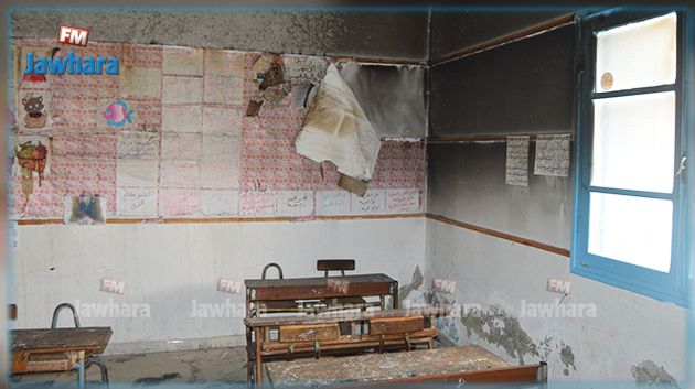 للمرة الثالثة على التوالي.. حرق محتويات مدرسة ابتدائية في الدهماني‎
