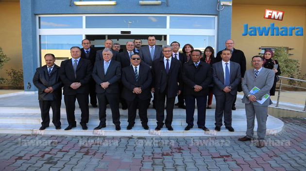 زيارة وزير الطاقة والمناجم ونظيره الجزائري إلى محطة إنتاج الكهرباء سيدي عبد الحميد بسوسة 