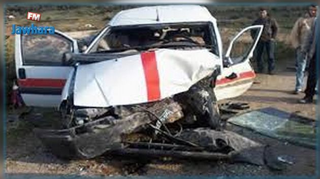 حادث مرور بالقيروان الجنوبية يسفر عن إصابة 11 شخصا