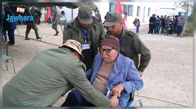 الأولى من نوعها : قافلة صحية عسكرية لفائدة متساكني جبال الشعانبي