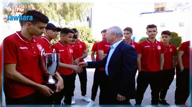 النجم الساحلي: شرف الدين يستقبل أبطال دورة أسباير