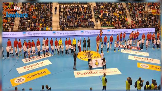 كرة اليد : المنتخب التونسي لكرة اليد ينهزم وديا أمام نظيره الإسباني