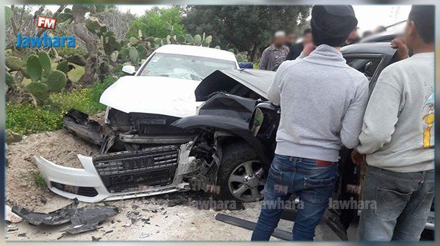 القيروان : 6 إصابات بينها حالتان خطيرتان في حادث مرور