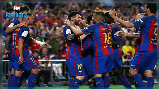 برشلونة بطلا لاسبانيا للمرة 25 في تاريخه