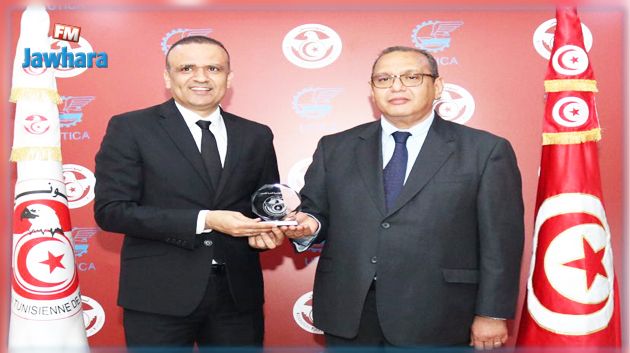 رئيس اتحادالصناعة والتجارة يؤدي زيارة الى الجامعة التونسية لكرة القدم