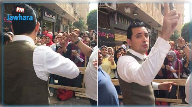 المعجبات يحاصرن ظافر العابدين في مصر ويمنعنه من تصوير مسلسله