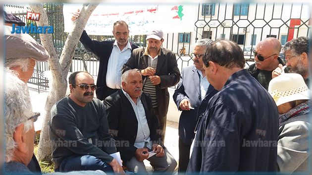 المهدية : وقفة احتجاجية للمتقاعدين‎