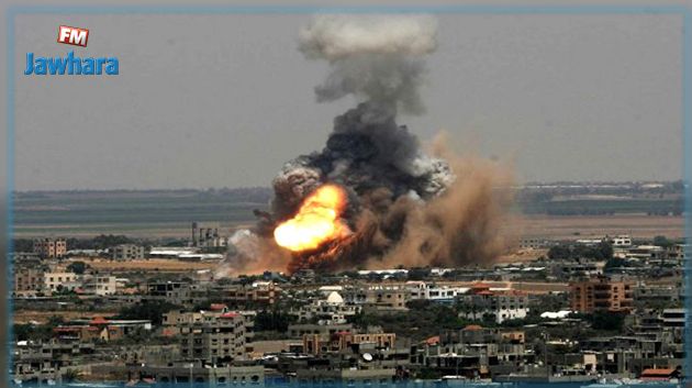 غزة تحت مرمى صواريخ الطيران الحربي الإسرائيلي