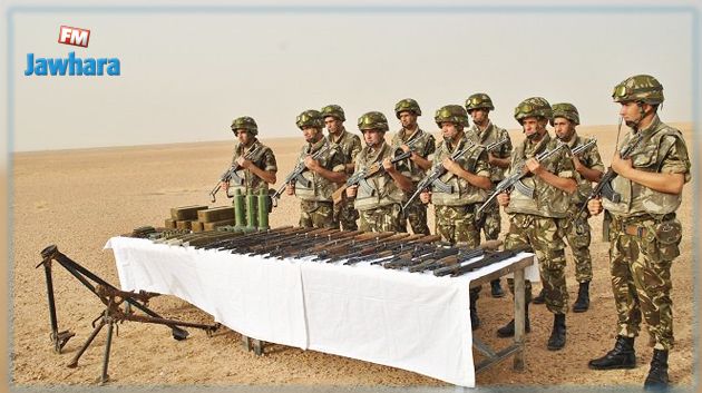 الجيش الجزائري يحجز كميّة كبيرة من الأسلحة والذخيرة