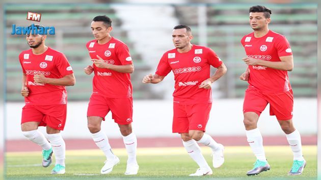 المنتخب الوطني يجري اليوم آخر حصة تدريبية له في تونس