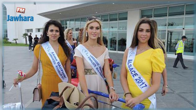 ملكات جمال فرنسا في جربة للترويج للسياحة 