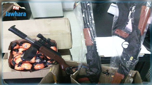 حجز 1000 مسدس ألعاب موجه للبيع وسط العاصمة
