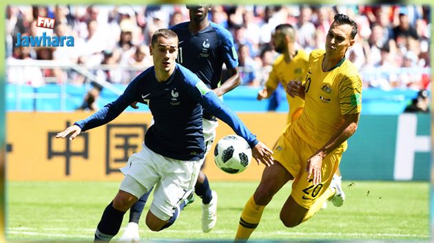 مونديال 2018 : فوز صعب لفرنسا على أستراليا