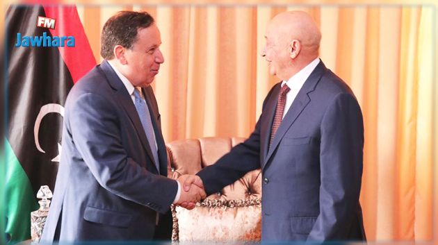 الجهيناوي يلتقي رئيس مجلس النواب الليبي في طُبرق