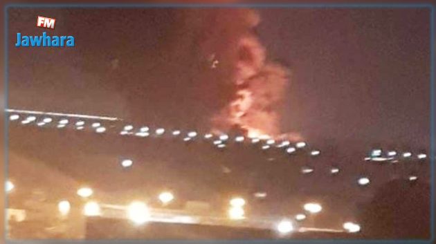 انفجار قرب مطار القاهرة 