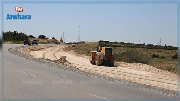 انطلاق أشغال القسط الأول من مشروع مضاعفة الطريق الرابطة بين نابل وقليبية