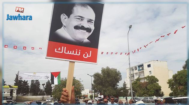 تدشين ساحة الشهيد شكري بلعيد في جندوبة
