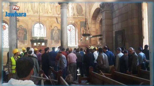 مصر : الأمن يتصدى لإنتحاري في محيط إحدى الكنائس