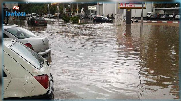 متواصلة منذ مساء أمس : الأمطار تغرق بنزرت ومعتمدياتها