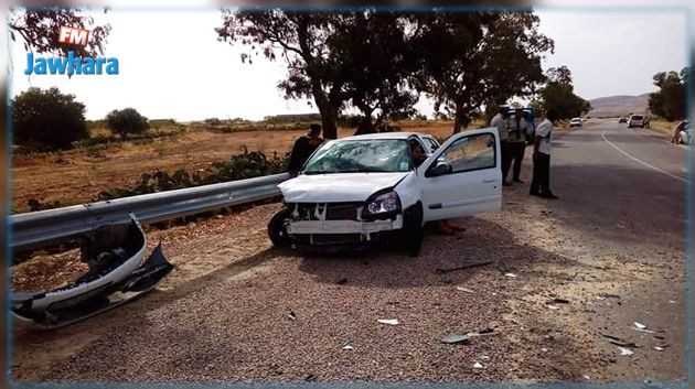 سيدي بوزيد : حادث مرور يسفر عن وفاة شخص