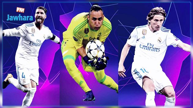 لاعبو ريال مدريد يسيطرون على جوائز الافضل في اوروبا
