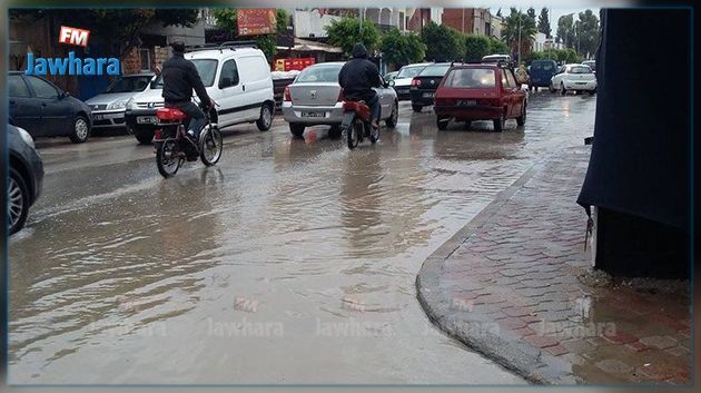 كميات الأمطار المسجلة بعدد من الولايات