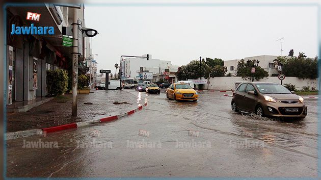 كميات الأمطار المسجلة في عدد من الولايات