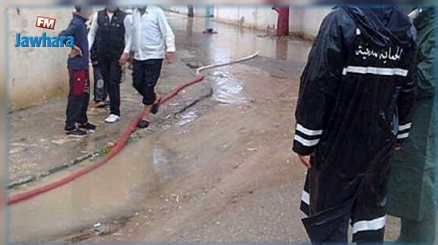 تطاوين : الحماية المدنية تتدخل لشفط مياه الأمطار في عدد من الأحياء