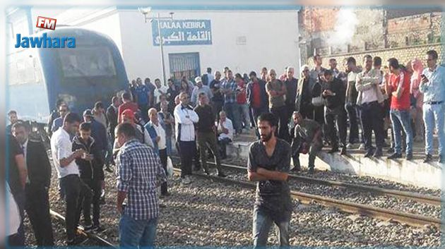 منع قطار القلعة الكبرى من التحرّك : الشركة الوطنية للسكك الحديدية تتدخّل 