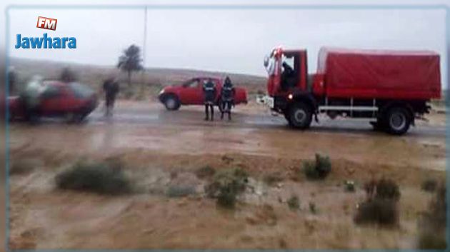 باجة : فريق الغوص للحماية المدنية ينقذ 3 مواطنين علقوا في وادي لحمر 