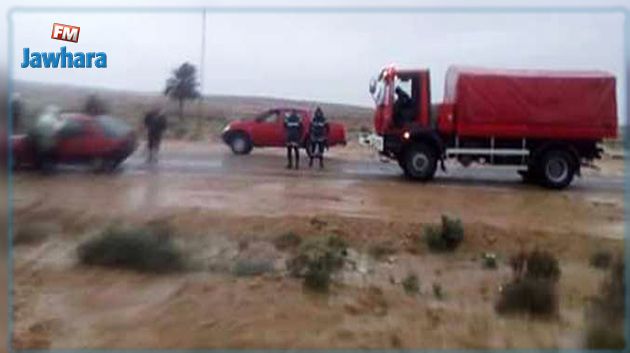 باجة : فريق الغوص للحماية المدنية ينقذ 3 مواطنين علقوا في وادي لحمر