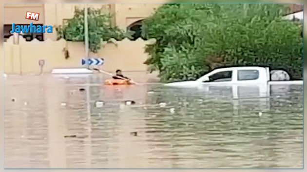 فيضانات تغمر قطر
