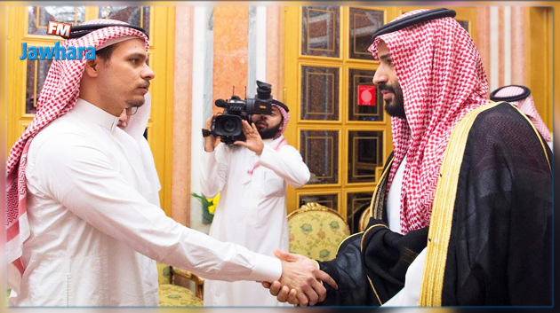 العاهل السعودي و ولي العهد يستقبلان نجل جمال خاشقجي و شقيقه (صور)