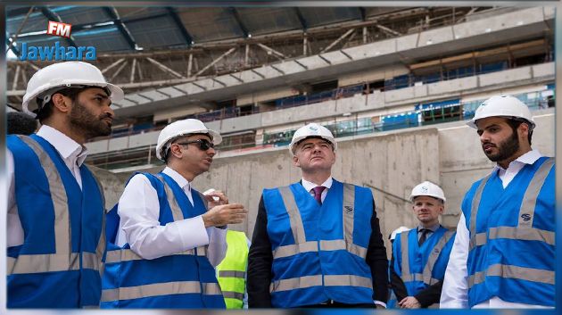 رئيس الفيفا يشيد بمشاريع البنية التحتية الخاصة بكأس العالم قطر 2022