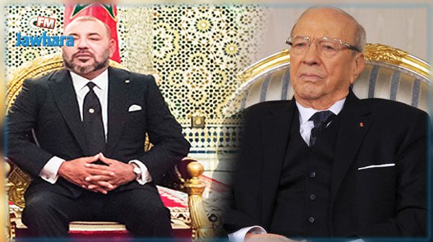 الملك محمد السادس يوجه برقية تضامن ومواساة للباجي قايد السبسي