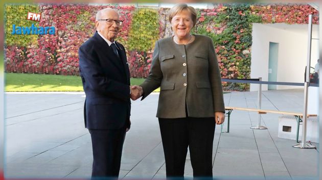 في لقائها بالسبسي : ميركل تجدد دعم ألمانيا لتونس أمنيا واقتصاديا