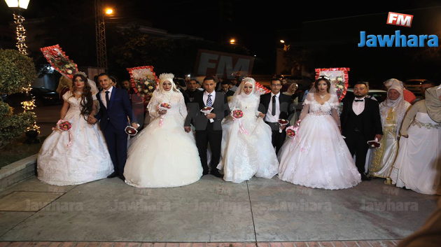 شركة ليوني تونس تنظم حفل زفاف جماعي لفائدة 4 أزواج من أبناء المؤسسة