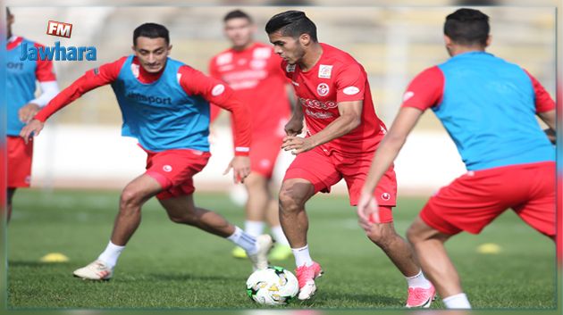 المنتخب الوطني يجري اخر حصة تدريبية قبل مواجهة مصر