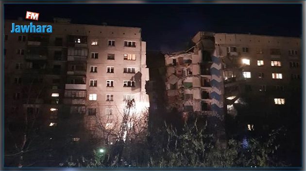 روسيا : قتلى وجرحى في إنهيار مبنى سكني