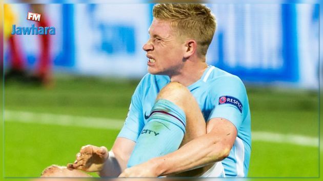 دي بروين مهدّد بالغياب عن قمّة الدوري الانقليزي