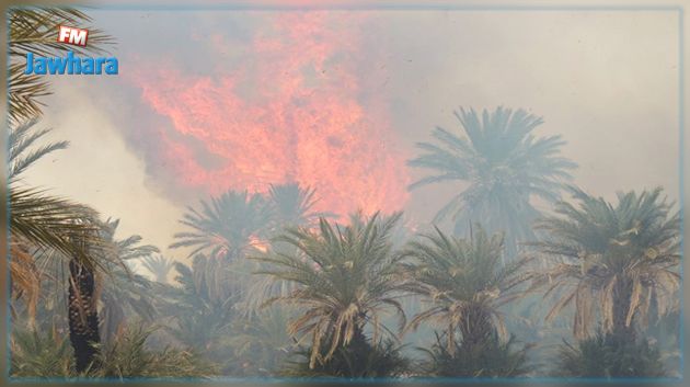 السيطرة على حريق بواحة قابس