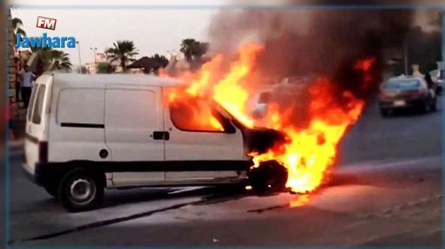  المنستير : مجهولون يضرمون النار في سيارة رئيس مصلحة بالإدارة الجهوية للحماية المدنية