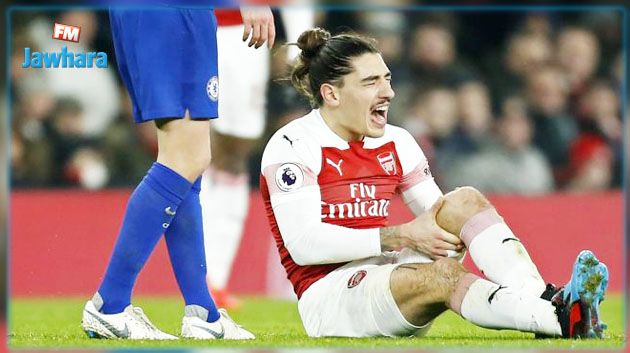 نهاية موسم لاعب أرسنال هيكتور بيليرين
