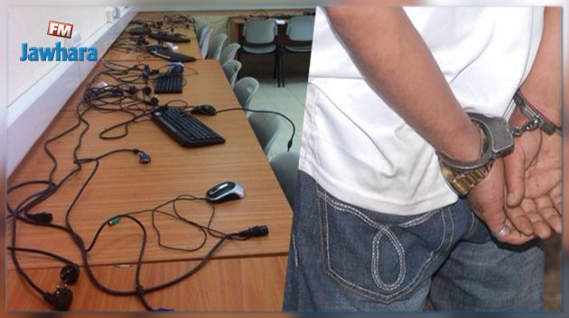 قام منذ مدّة بأعمال صيانة داخلها : إيقاف شخص مورّط في سرقة مؤسسة تربوية