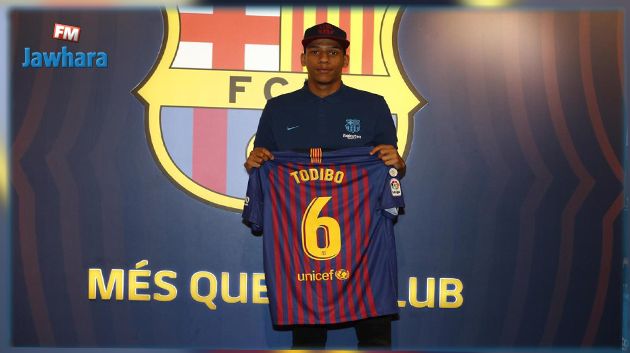 برشلونة يعلن عن تعاقده مع الفرنسي توديبو