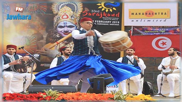 مشاركة مميزة لقسم الإيقاع بالمعهد الجهوي للموسيقى والرقص بالمنستير في مهرجان سوراج كوند بالهند (صور وفيديو)