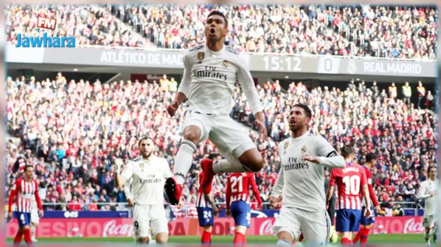 الدوري الاسباني : الريال يحسم دربي مدريد