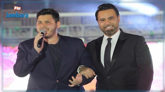 عاصي الحلاني يحتفل بفوز ابنه الوليد بـ