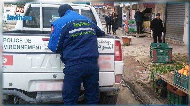أريانة : إيقاف بائع متجول اعتدى على أعوان الشرطة البيئية