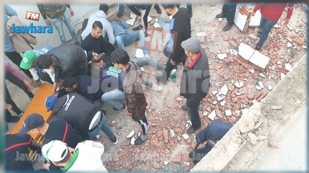 بعد انهيار جدار بقاعة عزيز ميلاد : شبيبة القيروان يطالب وزير الداخلية بفتح تحقيق  
